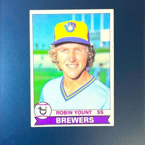 Robin Yount Vintage 1979 Topps Baseball #95  Milwaukee BREWERS